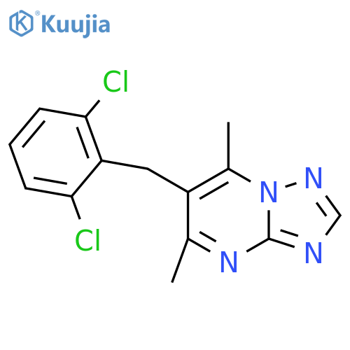 6-(2,6-Dichlorobenzyl)-5,7-dimethyl[1,2,4]triazolo[1,5-a]pyrimidine structure