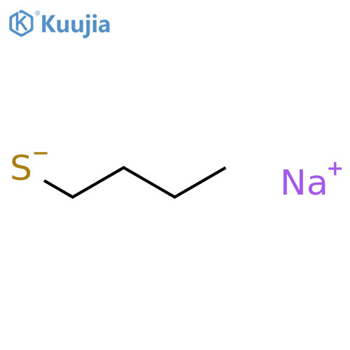 1-Butanethiol, sodiumsalt (1:1) structure