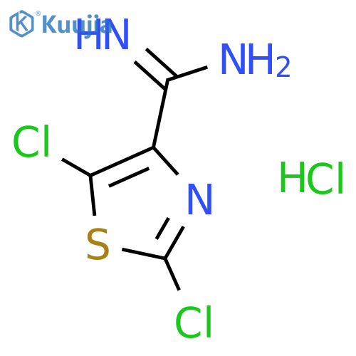 4-Thiazolecarboximidamide, 2,5-dichloro-, hydrochloride structure