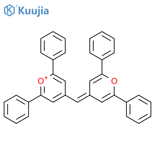 Pyrylium, 4-[(2,6-diphenyl-4H-pyran-4-ylidene)methyl]-2,6-diphenyl- structure