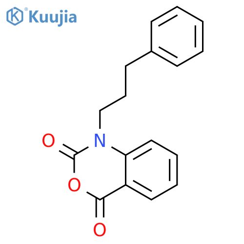 2H-3,1-Benzoxazine-2,4(1H)-dione, 1-(3-phenylpropyl)- structure