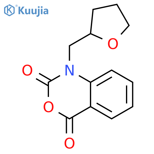 2H-3,1-Benzoxazine-2,4(1H)-dione, 1-[(tetrahydro-2-furanyl)methyl]- structure
