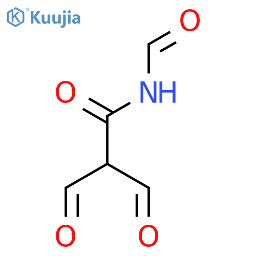 Propanamide, N,2-diformyl-3-oxo- structure