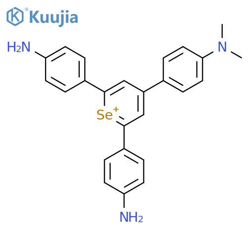 Seleninium, 2,6-bis(4-aminophenyl)-4-[4-(dimethylamino)phenyl]- structure