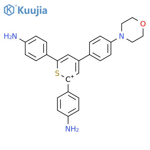 Thiopyrylium, 2,6-bis(4-aminophenyl)-4-[4-(4-morpholinyl)phenyl]- structure