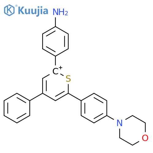 THIOPYRYLIUM, 2-(4-AMINOPHENYL)-6-[4-(4-MORPHOLINYL)PHENYL]-4-PHENYL- structure