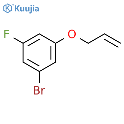 Benzene, 1-bromo-3-fluoro-5-(2-propenyloxy)- structure