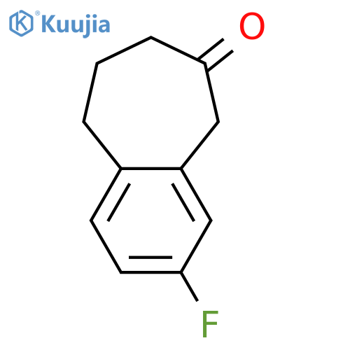3-fluoro-6,7,8,9-tetrahydro-5H-benzo7annulen-6-one structure