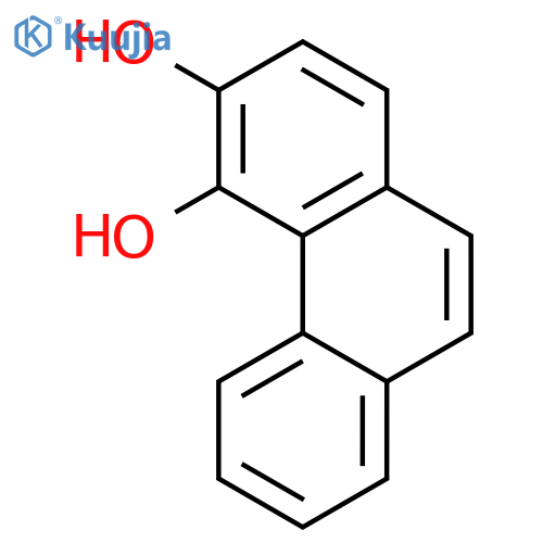 phenanthrene-3,4-diol structure