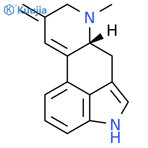 Ergoline, 9,10-didehydro-6-methyl-8-methylene- structure