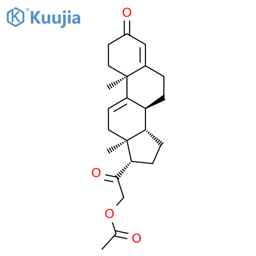 Pregna-4,9(11)-diene-3,20-dione,21-(acetyloxy)- (9CI) structure