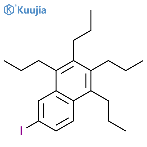 NAPHTHALENE, 6-IODO-1,2,3,4-TETRAPROPYL- structure