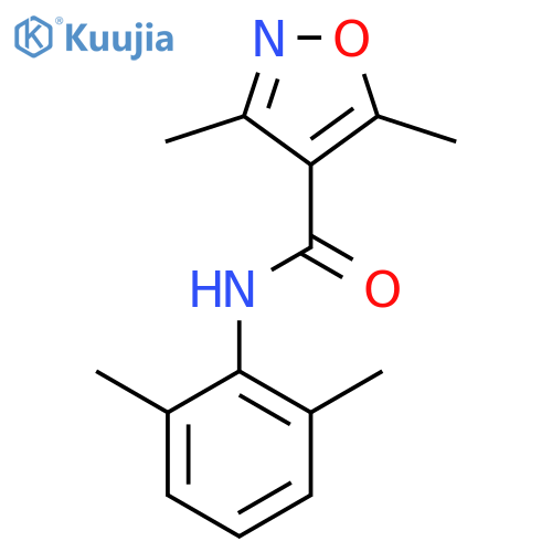 N-(2,6-DIMETHYLPHENYL)-3,5-DIMETHYL-4-ISOXAZOLECARBOXAMIDE structure