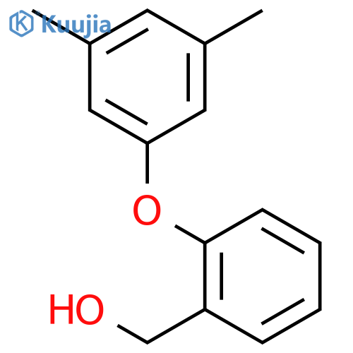 [2-(3,5-Dimethylphenoxy)phenyl]methanol structure
