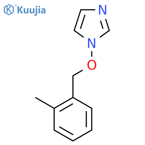 1-[(2-Methylphenyl)methoxy]imidazole structure