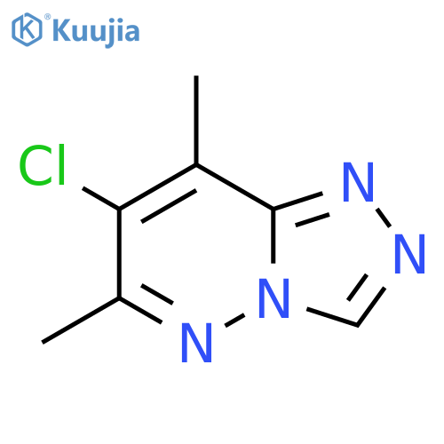7-Chloro-6,8-dimethyl-[1,2,4]triazolo[4,3-b]pyridazine structure