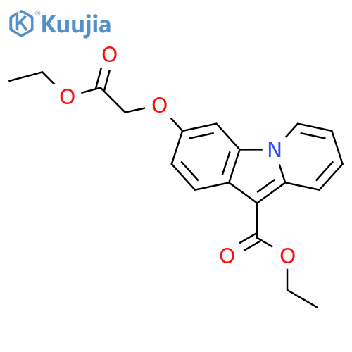 ethyl 3-(2-ethoxy-2-oxoethoxy)pyrido[1,2-a]indole-10-carboxylate structure