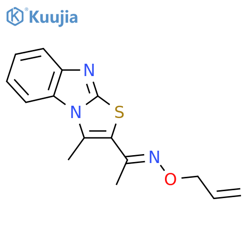 1-(3-METHYL[1,3]THIAZOLO[3,2-A][1,3]BENZIMIDAZOL-2-YL)-1-ETHANONE O-ALLYLOXIME structure
