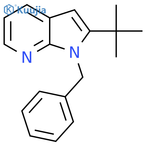 1-BENZYL-2-(TERT-BUTYL)-1H-PYRROLO[2,3-B]PYRIDINE structure