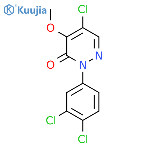 5-CHLORO-2-(3,4-DICHLOROPHENYL)-4-METHOXY-3(2H)-PYRIDAZINONE structure