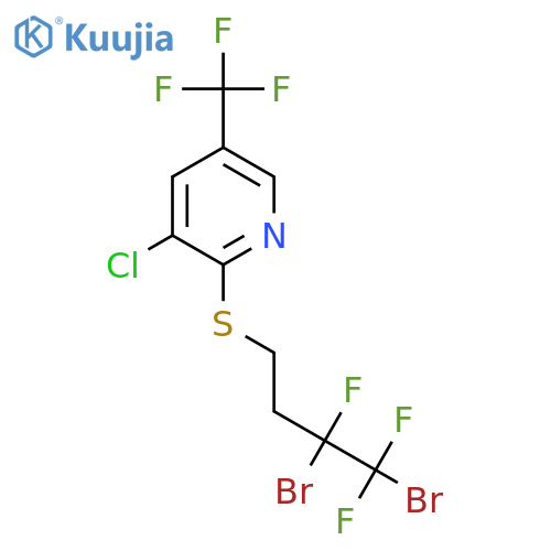 3-Chloro-5-(trifluoromethyl)-2-pyridinyl 3,4-dibromo-3,4,4-trifluorobutyl sulfide structure