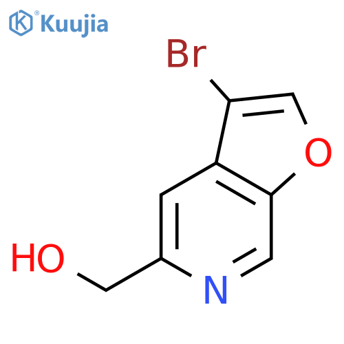 Furo[2,3-c]pyridine-5-methanol, 3-bromo- structure