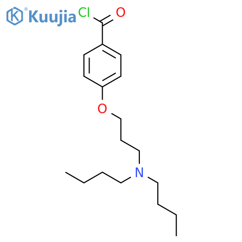 4-[3-(dibutylamino)propoxy]benzoyl Chloride structure