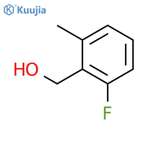 (2-Fluoro-6-methylphenyl)methanol structure