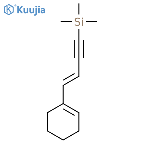 Silane, [(3E)-4-(1-cyclohexen-1-yl)-3-buten-1-ynyl]trimethyl- structure