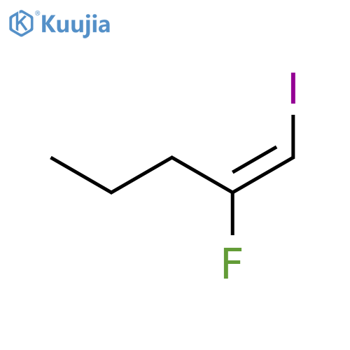 1-Pentene, 2-fluoro-1-iodo-, (1E)- structure