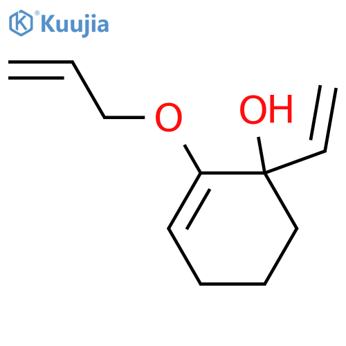 2-CYCLOHEXEN-1-OL, 1-ETHENYL-2-(2-PROPENYLOXY)- structure