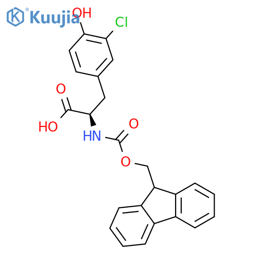 Fmoc-D-3-chlorotyrosine structure