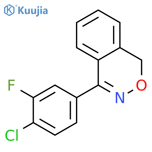 1H-2,3-Benzoxazine, 4-(4-chloro-3-fluorophenyl)- structure