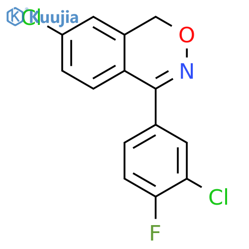 1H-2,3-Benzoxazine, 7-chloro-4-(3-chloro-4-fluorophenyl)- structure
