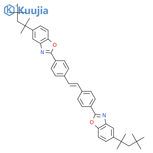 2,2'-(Vinylenedi-p-phenylene)bis5-tert-octylbenzoxazole structure