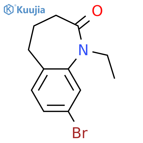 2H-1-Benzazepin-2-one, 8-bromo-1-ethyl-1,3,4,5-tetrahydro- structure