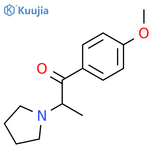 1-(4-methoxyphenyl)-2-pyrrolidin-1-ylpropan-1-one structure