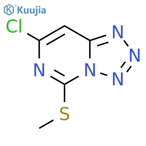 7-CHLORO-5-(METHYLSULFANYL)[1,2,3,4]TETRAAZOLO[1,5-C]PYRIMIDINE structure