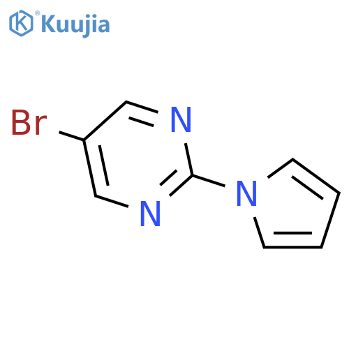 5-Bromo-2-(1H-pyrrol-1-yl)pyrimidine structure
