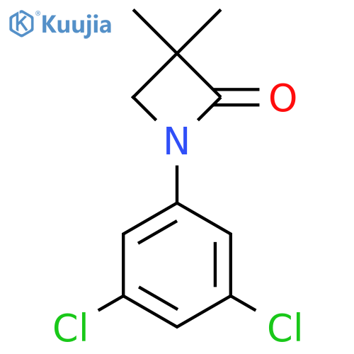 1-(3,5-DICHLOROPHENYL)-3,3-DIMETHYL-2-AZETANONE structure