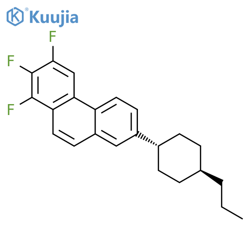 PHENANTHRENE, 1,2,3-TRIFLUORO-7-(TRANS-4-PROPYLCYCLOHEXYL)- structure