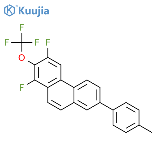 PHENANTHRENE, 1,3-DIFLUORO-7-(4-METHYLPHENYL)-2-(TRIFLUOROMETHOXY)- structure