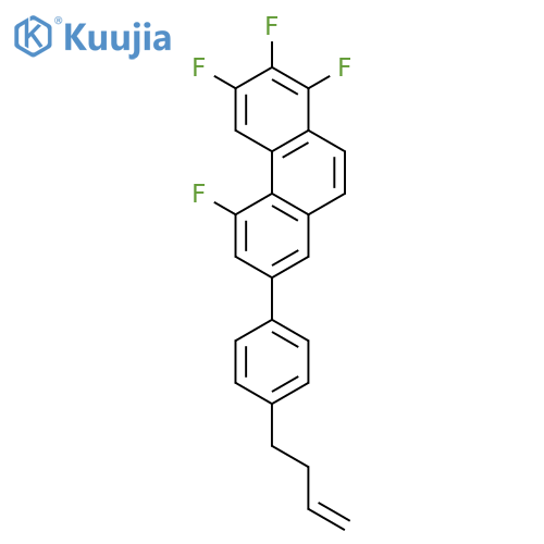 Phenanthrene, 7-[4-(3-butenyl)phenyl]-1,2,3,5-tetrafluoro- structure