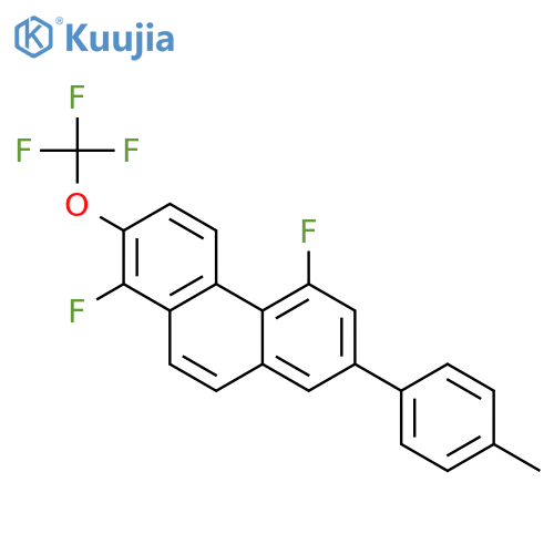 PHENANTHRENE, 1,5-DIFLUORO-7-(4-METHYLPHENYL)-2-(TRIFLUOROMETHOXY)- structure