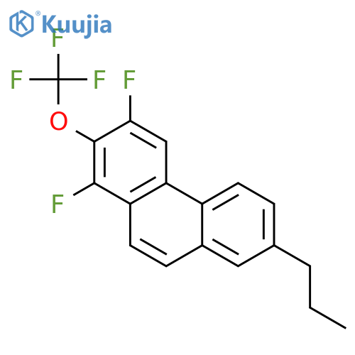 PHENANTHRENE, 1,3-DIFLUORO-7-PROPYL-2-(TRIFLUOROMETHOXY)- structure
