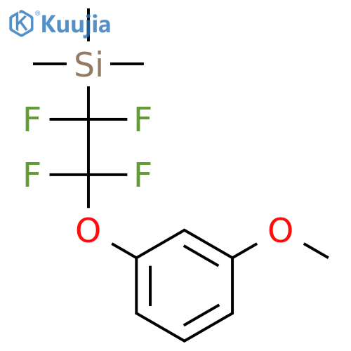 Silane, trimethyl[1,1,2,2-tetrafluoro-2-(3-methoxyphenoxy)ethyl]- structure