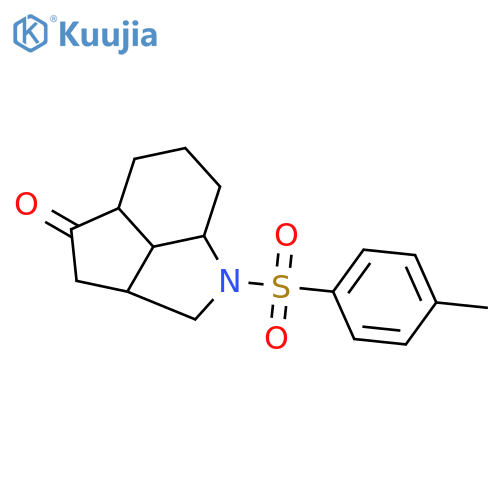 4H-CYCLOPENT[CD]INDOL-4-ONE, DECAHYDRO-1-[(4-METHYLPHENYL)SULFONYL]- structure