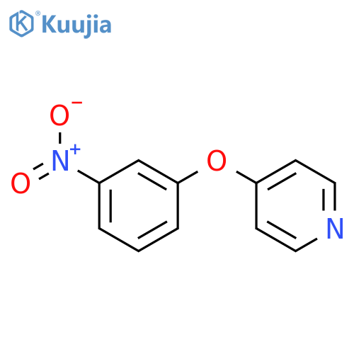 Pyridine, 4-(3-nitrophenoxy)- structure