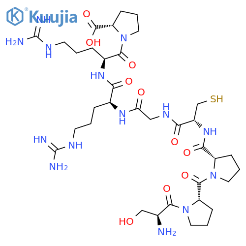 L-PROLINE, L-SERYL-L-PROLYL-L-PROLYL-L-CYSTEINYLGLYCYL-L-ARGINYL-L-ARGINYL- structure