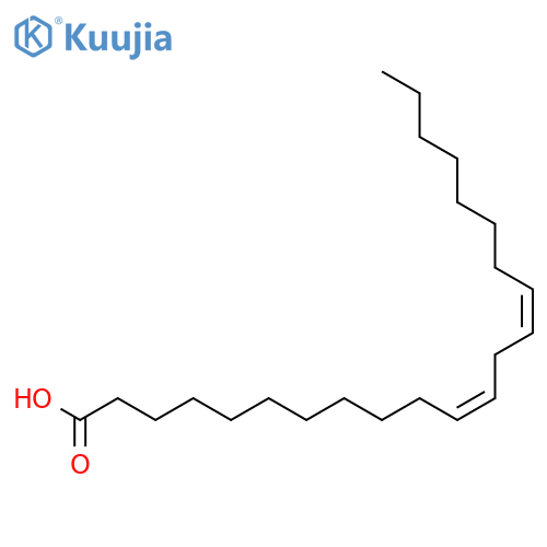 11,14-DOCOSADIENOIC ACID, (11Z,14Z)- structure